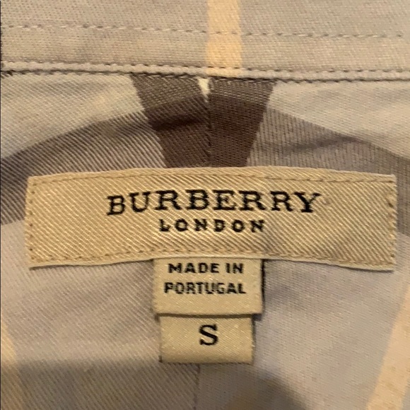 Burberry Nova Check Button Shirt Sz S - Picture 13 of 16
